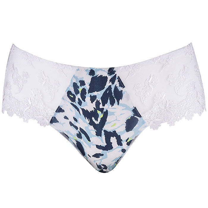 The Camo Lace Pleasing Shorty wonderfully captures the essence of the Diane Von Fürstenberg work.