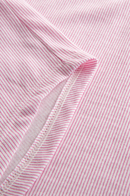 This nightgown from the Smart Casual line by Rösch features a lightweight, soft, and fine-striped jersey cotton fabric that ensures breathability, smoothness, and durability.