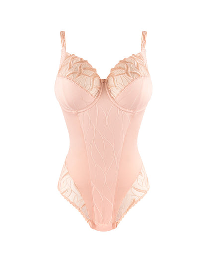 Louisa Bracq Julia Flamboyant Embroidery Full Cup Bodysuit
