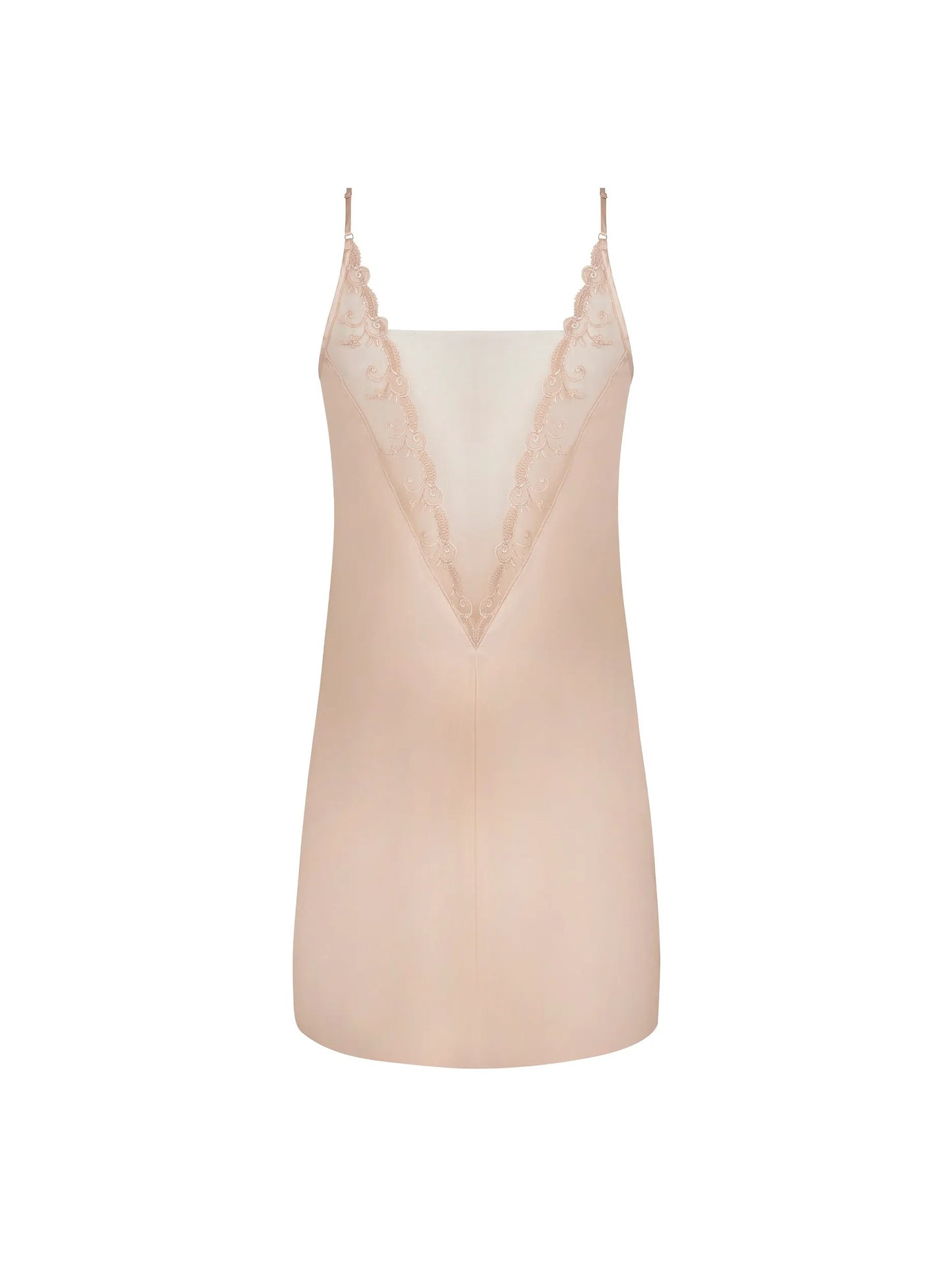 Back of the Deesse En Glam Sophisticated Silk Chemise