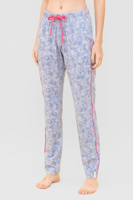 Front of the Be Happy Camouflage Cotton Pants