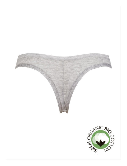 SIéLEI's Organic Cotton Brazilian Panties from Italy are crafted with hand-picked organic cotton to create a thin, soft, stretchy fabric. 