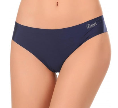 The Invisible line brief from Leilieve exhibits a thin, soft, elastic fabric with laser-cut edges.