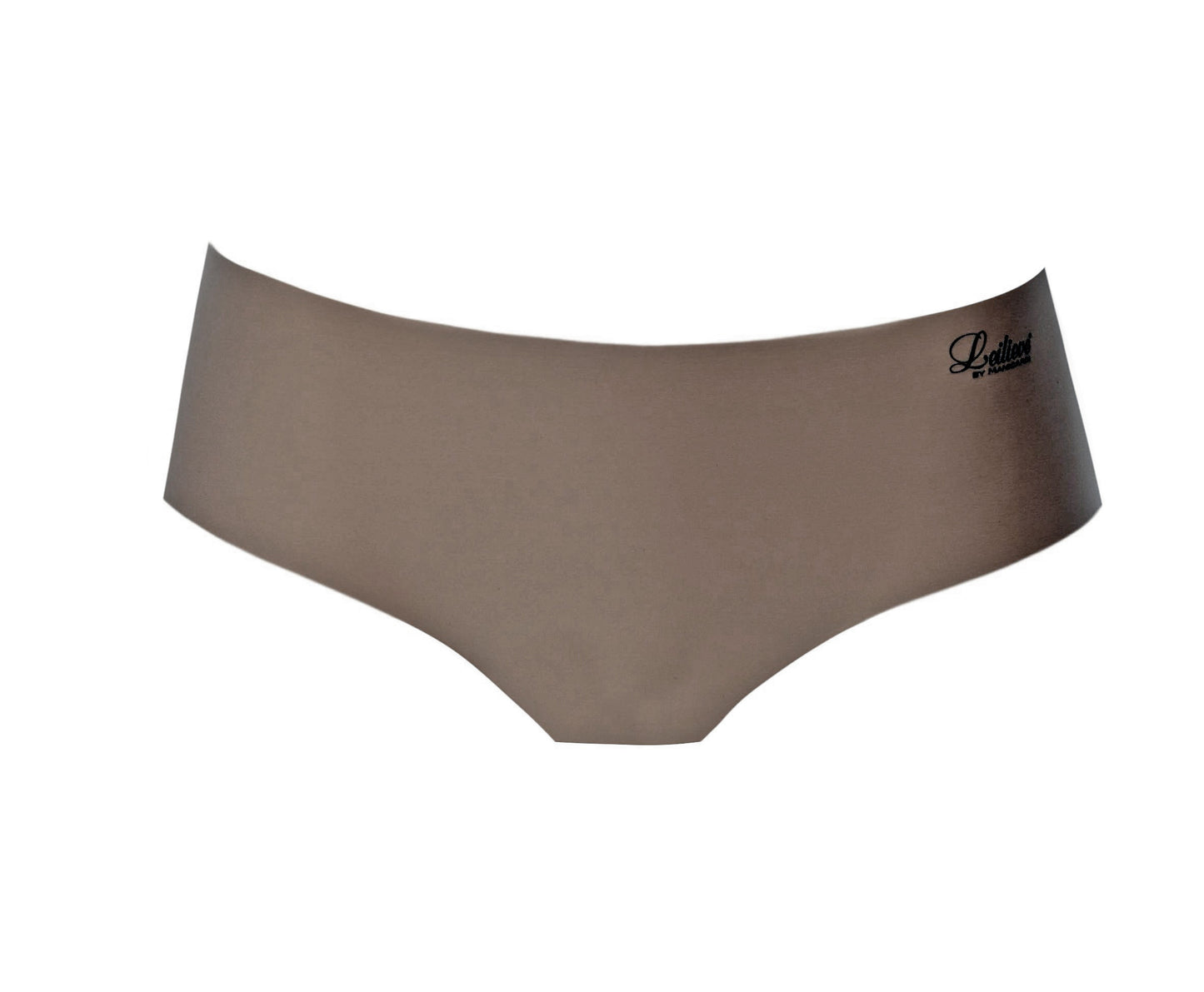 Leilieve's Invisible line shorty features a thin, supple elastic fabric with precise laser-cut edges to ensure an undetectable fit. 