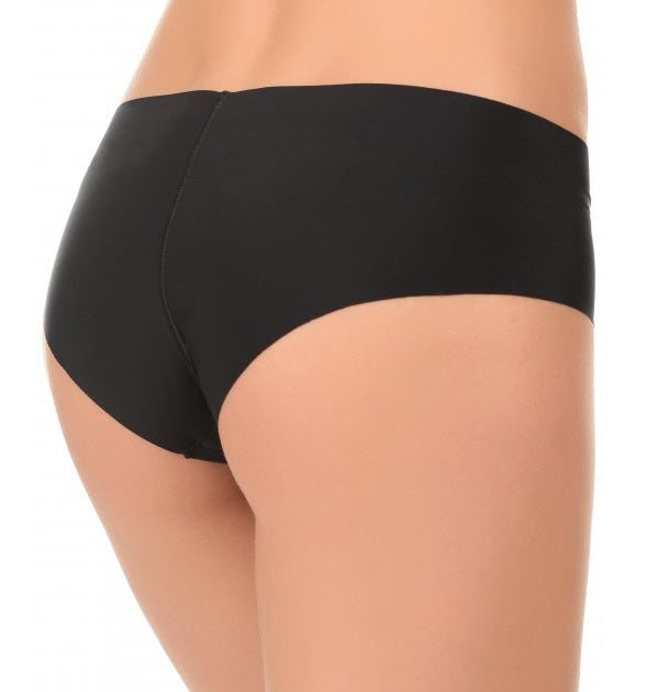 Leilieve's Invisible line shorty features a thin, supple elastic fabric with precise laser-cut edges to ensure an undetectable fit. 