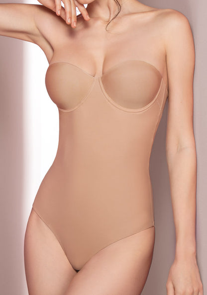 Strapless Low-Back Control Bodysuit